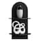 American Art Decor Lunar Ledges Wall shelf in Black - 23.75" x 14"